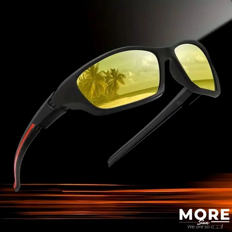 MORESUN  Erkek Moda Gece Görüş Gözlükleri, Yüksek Kaliteli Hafif Unisex Çerçeve