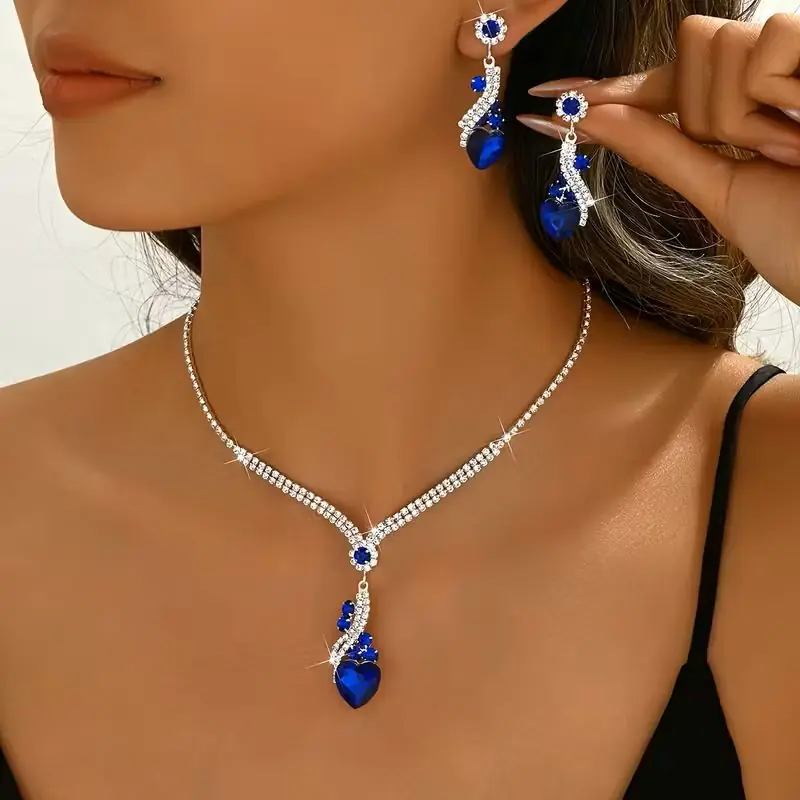 Moresun Lady  Moda Kolye Küpe Seti