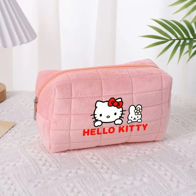 MORESUN Hello Kitty Pembe Makyaj Çantası