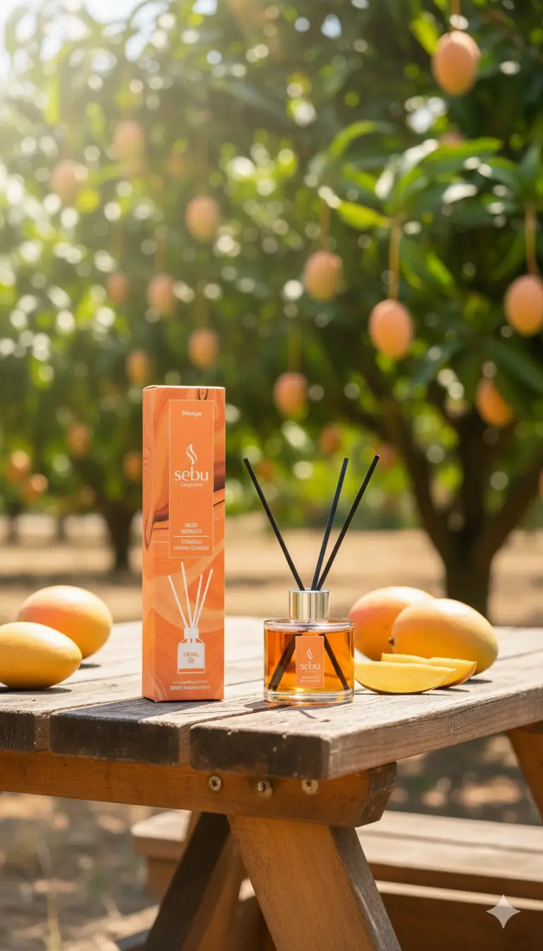 Mango Ortam Kokusu Bambu Çubuklu