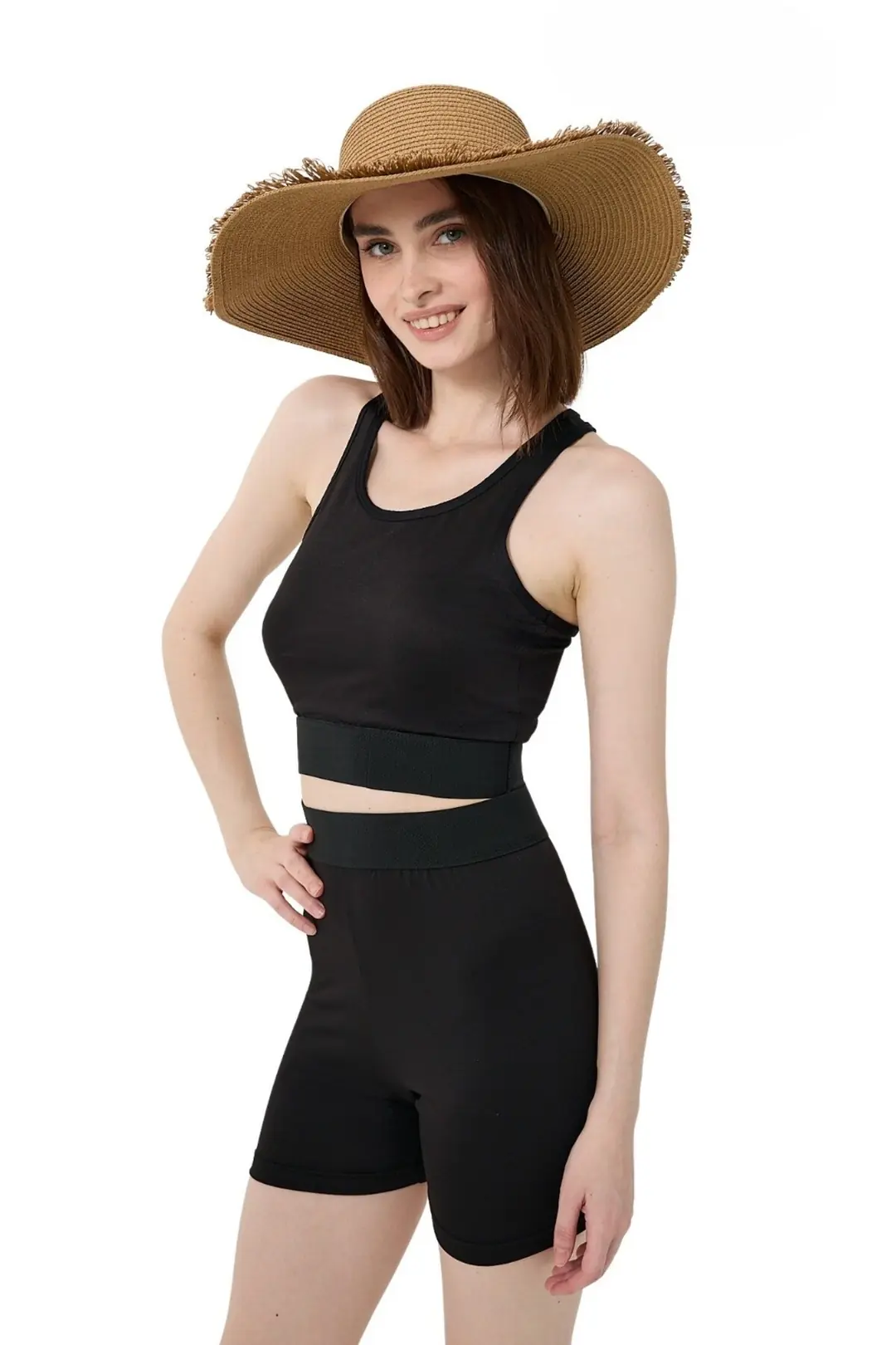 Moresun Kadın Siyah Body Takım Büstiyer Şort Spor Stil - 8f40067b-fd82-4da5-b33a-f60bc50fcb7d